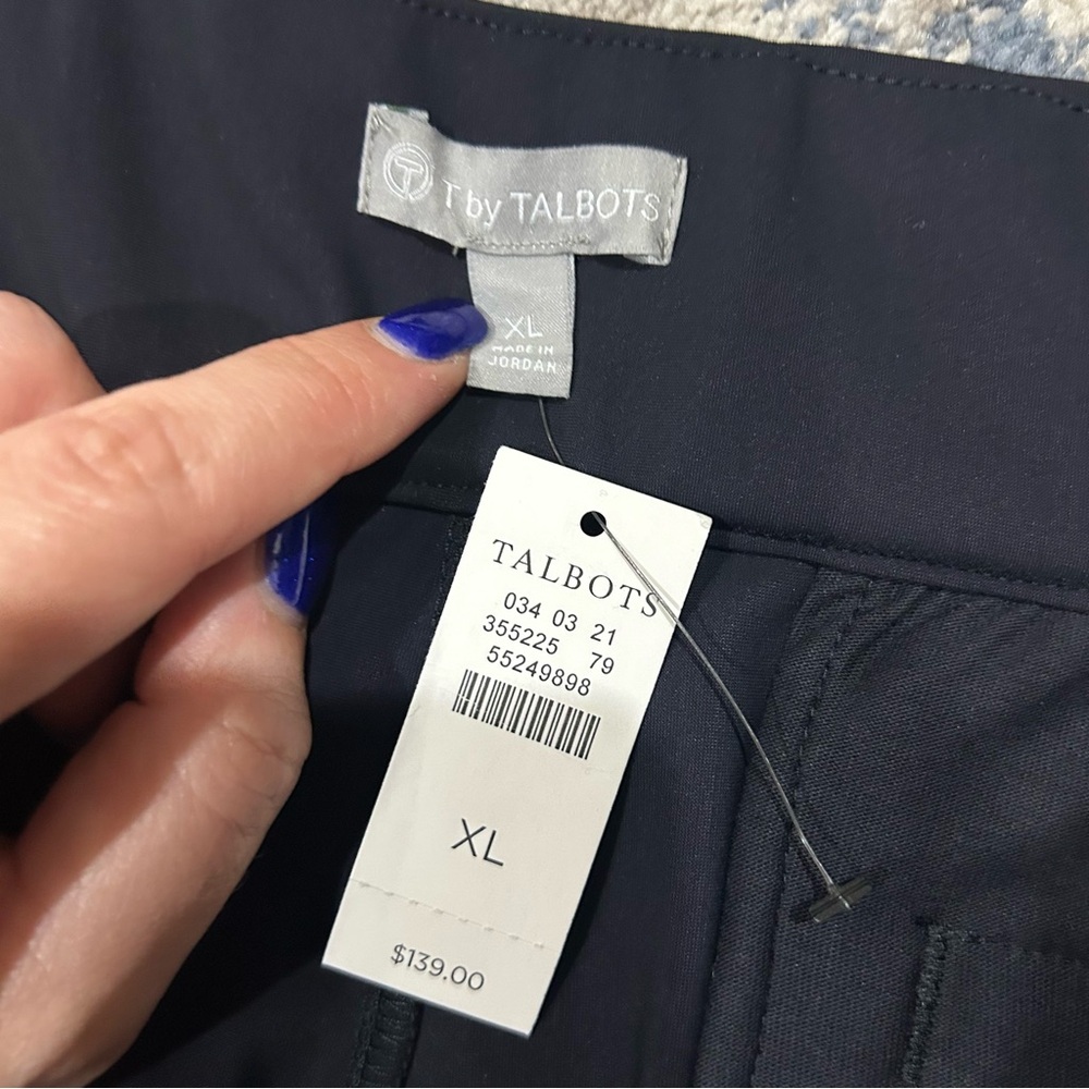 NWT T by Talbots Black Dress Pants Size XL - Picture 6 of 9
